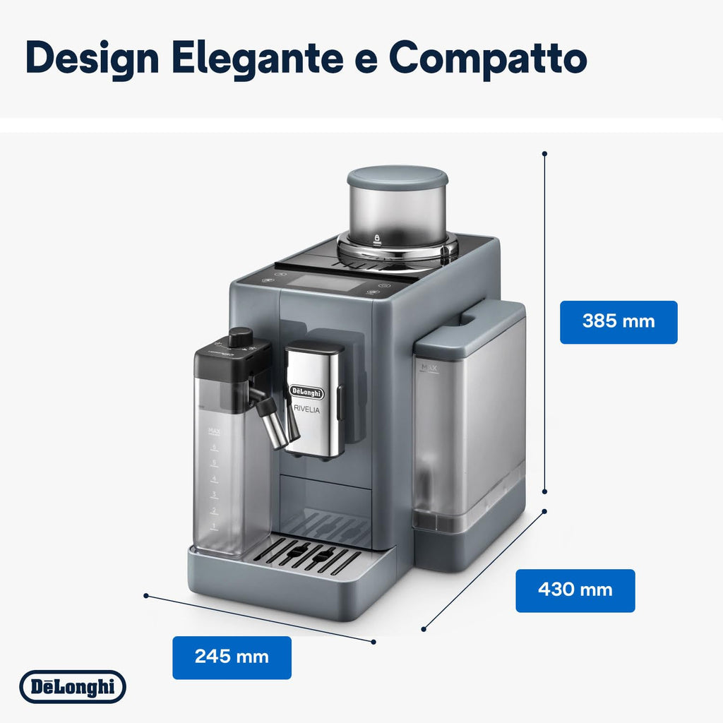 CaffeMatic Rivelia Automatique Grains de café, Gris