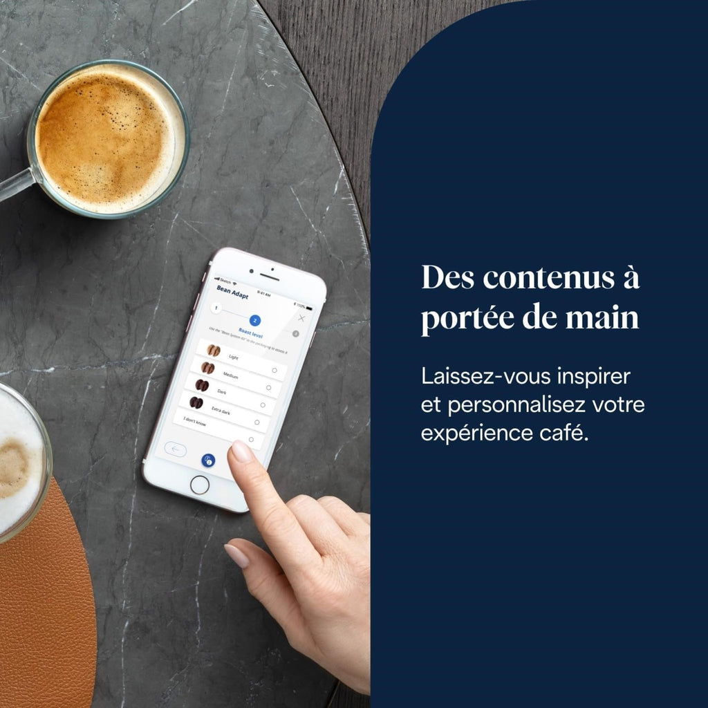 CaffeMatic PrimaDonna Soul - Perfetto Machine à Café Automatique, Argent et Noir