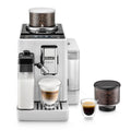CaffeMatic Rivelia - Perfetto Machine à Café Automatique avec LatteCrema Mousseur, Blanc