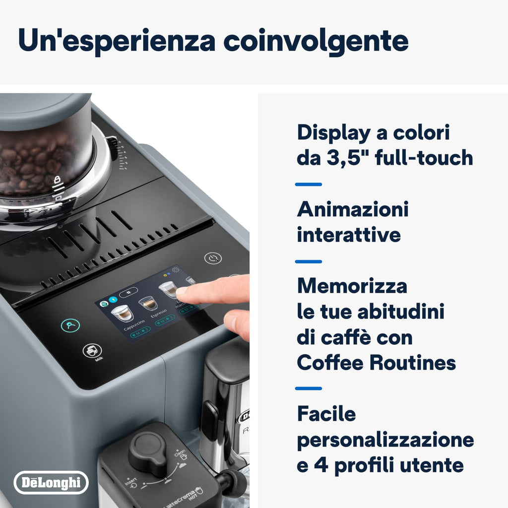 CaffeMatic Rivelia Automatique Grains de café, Gris