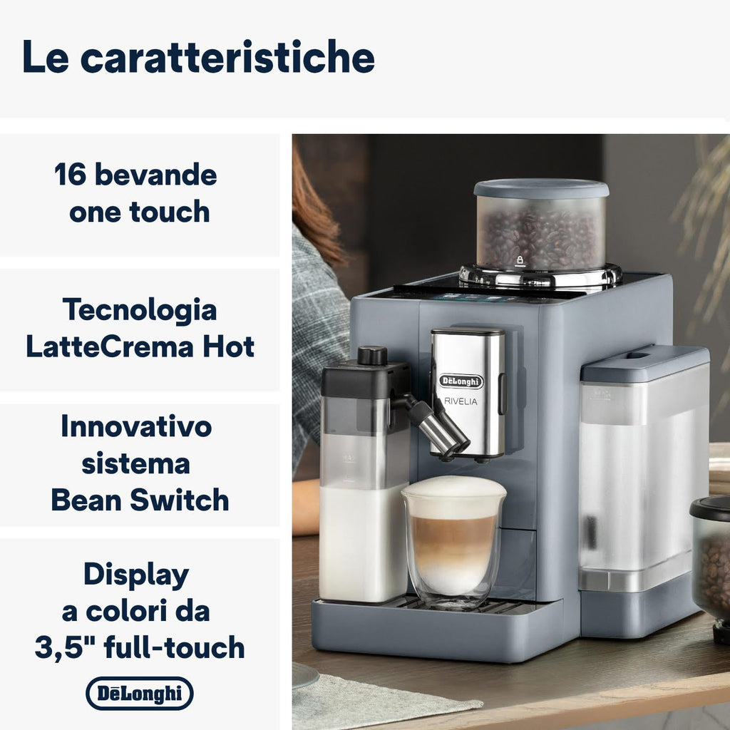 CaffeMatic Rivelia Automatique Grains de café, Gris