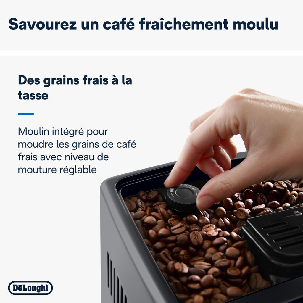 CaffeMatic Dinamica Plus ECAM machine à café Entièrement automatique Machine à café 2-en-1, Noir