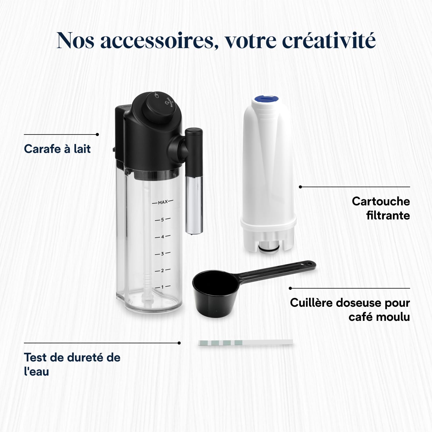CaffeMatic Magnifica Evo Next - Perfetto Machine à Café Automatique avec LatteCrema Mousseur, Argent et Noir